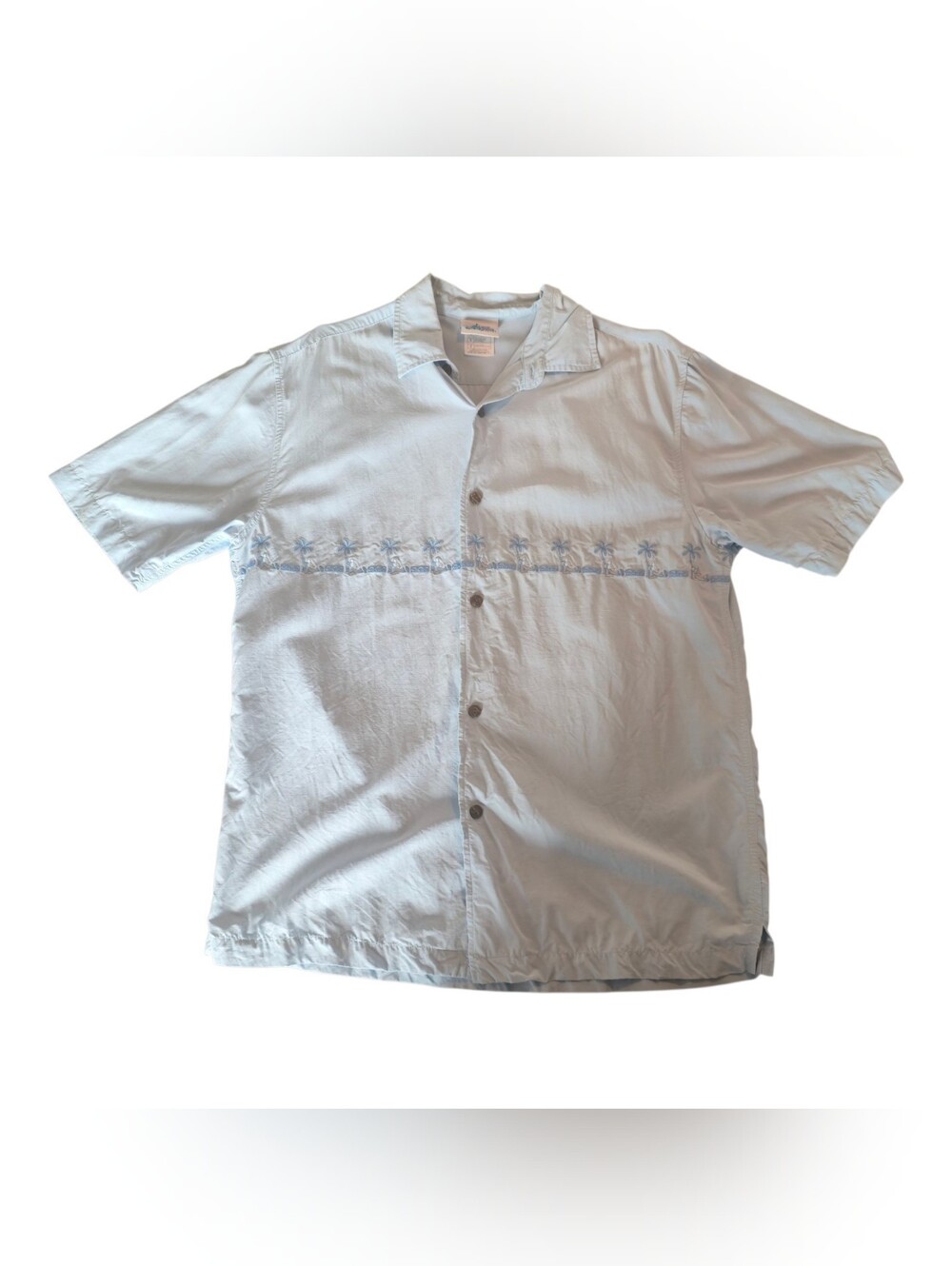 Disney Land Resort Hawaiian Aloha Camp Button Down Shirt Mens Small Mickey Mouse